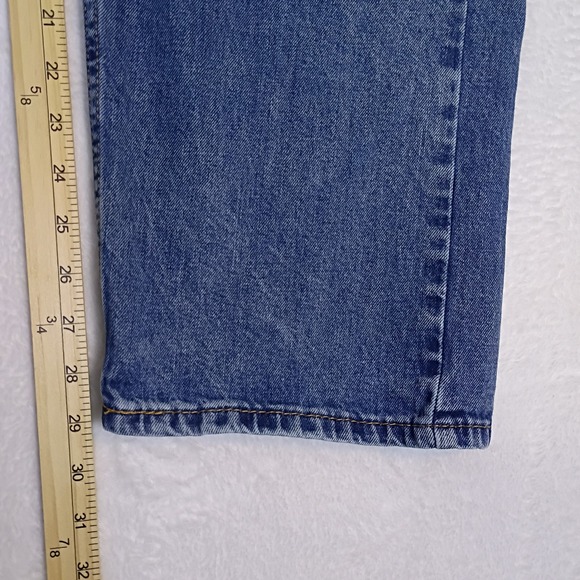 Levis 505 Jeans Mens W40 L30 Blue Classic Fit Straight Leg Denim Work Casual - Picture 6 of 16